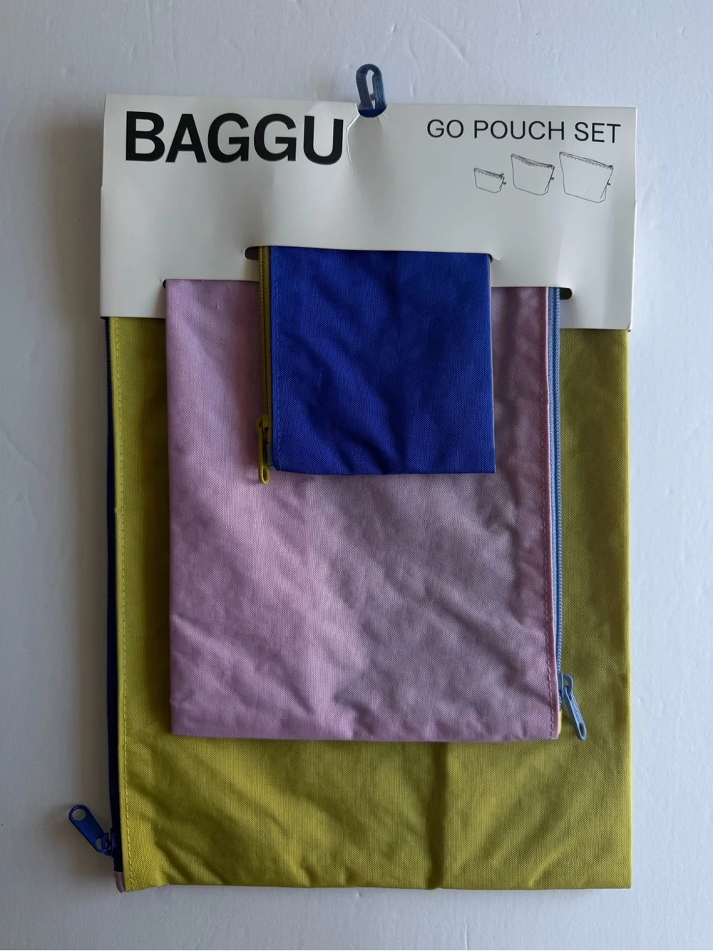 NWT BAGGU Go Pouch Set Plein Air